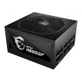 FUENTE DE ALIMENTACION MSI MPG A650GF | 650W | 80+ GOLD | MODULAR