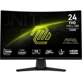 MSI MONITOR MAG 242C. 23.6" VA CURVO 1500R. 1920X1080 . 180HZ. NEGRO