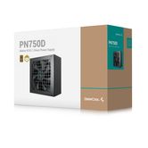 Fuente Alimentación 750W DEEPCOOL  PN750D 80 PLUS Gold Non-Modular Negro