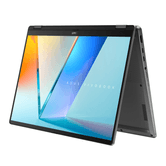 PORTATIL ASUS VIVOBOOK 14 FLIP OLED TP3407SA-QL065W. 14" WUXGA. INTEL CORE ULTRA 7 258V. ARC GRAPHICS 140V. 32GB RAM, 1TB SSD. W11 HOME. GRIS