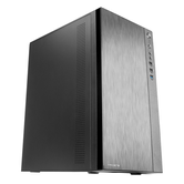 TACENS  ACX500 Caja Mini Torre Micro ATX Ventilador 12cm Fuente Alimentación 500W USB 3.0 Negro  Negro Incluye Fuente