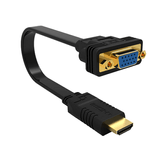 Ewent EW9869 video cable adapter 0.15 m HDMI Type A (Standard) VGA (D-Sub) Black