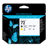 HP 72 MATTE BLACK AND YELLOW