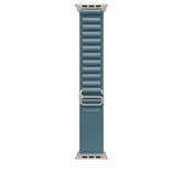 49mm Light Blue Alpine Loop - Medium - Natural Titanium Finish
