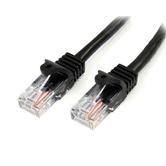 CABLE 3M NEGRO CAT5E RJ45