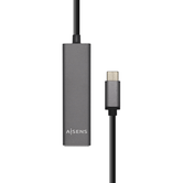 Aisens Hub Usb 3.1 Usb-C, Usb-C/M-4Xtipo A/H, Gris, 15Cm