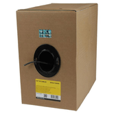 ROLLO BOBINA 304M CABLE CAT5E UTP RED CMR NEGRO BULK GRAN EL