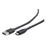 CABLE USB GEMBIRD USB 3.0 A TIPO C 1M NEGRO