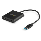 ADAPTADOR DE VIDEO EXTERNO 3.0 A 2 PUERTOS HDMI 4K