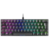 TECLADO MECANICO 60% MARS GAMING MKMINI - SWITCH OUTEMU ROJO