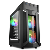 Caja SHARKOON  VG6-W RGB RGB Negro