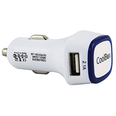 CARGADOR COCHE COOLBOX 2 USB 1A/2.1A