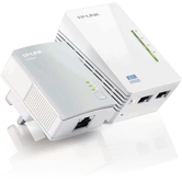 KIT 2 ADAPTADOR DE HOMEPLUG 300MBPS TP-LINK TL-WPA4220KIT + WIFI N