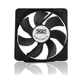 VENTILADOR 12CM 3GO NEGRO