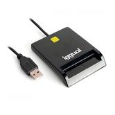 iggual Lector tarjetas ID DNI SIP USB 2.0 negro