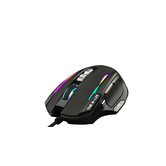 G-LAB ILLUMINATED GAMING MOUSE - 4800 DPI - SOFTWARE - BLACK  (KULT-NITROGEN-ATOM)