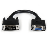 8  DVI MALE TO VGA FEMALE CABLE