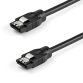 0.6 M ROUND SATA CABLE - 6GBS SATA CORD - LATCHING CONNECTO RS