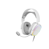 Mars Gaming MHAXW white rgb headphones