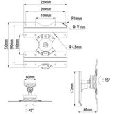 SOPORTE PARA TV VIVANCO 37984