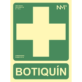 SENAL "BOTIQUIN" 224X300 PVC VERDE ARCHIVO 2000 6170-05H VE