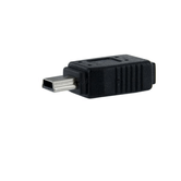 Adaptador Micro USB a Mini USB - 1x MicroUSB-B Hembra - 1x MiniUSB-B M