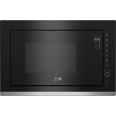 HORNO MICROONDAS INTEGRABLE BEKO BMGB 25333 X 25 LITROS CON GRILL NEGRO