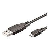 Ewent cable USB 2.0  A M > Micro B M 1,0 m