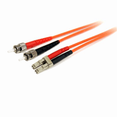 Cable Patch de Fibra Duplex Multimodo 62 5/125 1m LC - ST