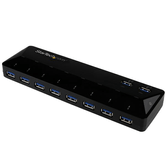 CONCENTRADOR USB 3.0 10 PUERTOS LADRON HUB 2 PUERTOS 1. 5A