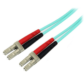 CABLE FIBRA PATCH 10GB LC A LC MULTIMOD 50/125 DUPLEX 1M AQ UA