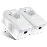 KIT 2 ADAPTADOR DE HOMEPLUG ETHERNET TP-LINK TL-PA4010PKIT 500MBPS