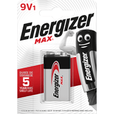 BLISTER 1 PILA MAX TIPO 6LR61/6LF22 (9V) ENERGIZER E301531800