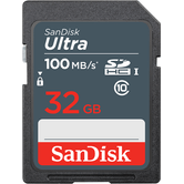 SanDisk Ultra 32GB SDHC Mem Card 100MB/s