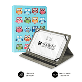 FUNDA TABLET 10,1´´ SUBBLIM TRENDY CASE OWLS