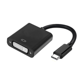 Aisens - Conversor Usb-C A Dvi-I, Usb-C/M-Dvi 24+5/H, Negro, 15Cm