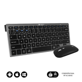 TECLADO + RATON INALAMBRICO SUBBLIM GRIS / NEGRO