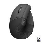 LIFT LEFT VERTICAL ERGO MOUSE - GRAPHITE / BLACK - EM EA