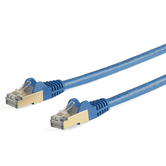 7M CAT6A ETHERNET CABLE BLUE - SHIELDED COPPER WI RE