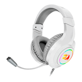 Redragon HYLAS Auricular Gaming RGB 3.5mmo Blanco