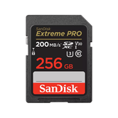 EXTREME PRO 256GB SDHC MEMORY CARD 200MB/S 140MB/S UHS-I CLA SS