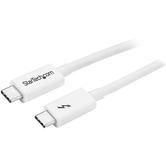 Cable 1m Thunderbolt 3 USB-C Blanco Compatible DisplayPort