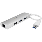 HUB 3X USB 3.0 CON ETHERNET