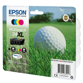 MULTIPACK 4-COLOURS 34XL DURABRITE GOLF BA LL