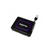 LECTOR MULTITARJETA APPROX USB2.0 APPCRDNIB NEGRO + LECTOR DNI + SIM