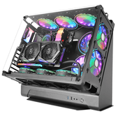 CAJA MICROATX MARS GAMING MCB BLACK DISE??O CUSTOM PREMIUM SISTEMA MODULAR SIN FUENTE DE ALIMENTAC