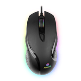 MOUSE NGS GAMING GMX-125  AMBIDIESTRO/ERGONOMICO EFECTOS LUMINOSOS 7 COLORES USB COLOR NEGRO