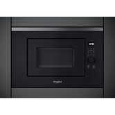 HORNO MICROONDAS INTEGRABLE WHIRLPOOL WMF201G 20 LITROS CON GRILL NEGRO