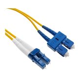 Cable Fibra óptica LC a SC monomodo duplex 9/125 de 2 m