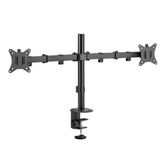 iggual SPM02 Soporte pinza 2 monitores 17-32